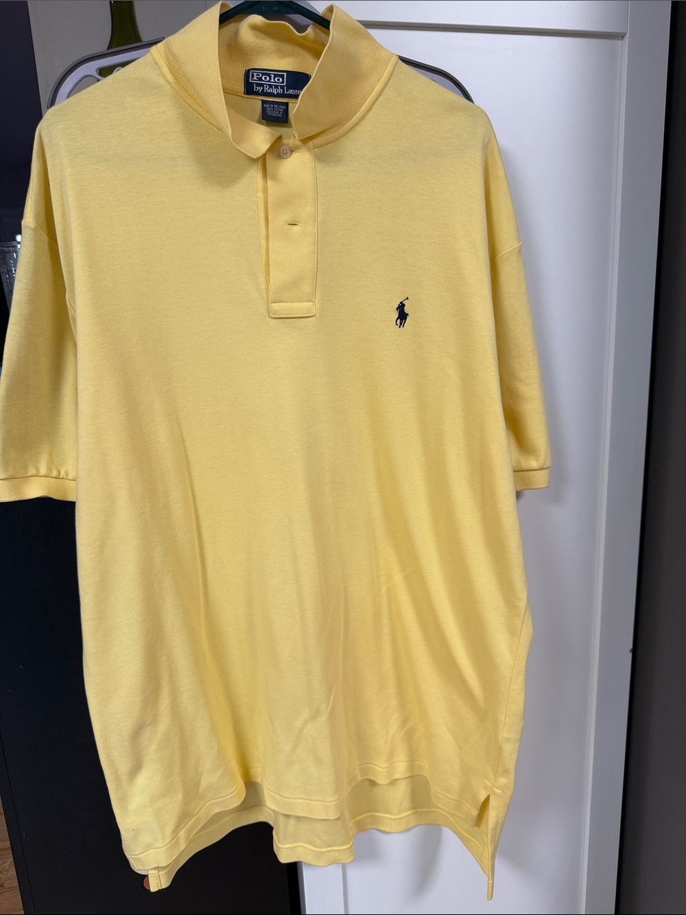 Polo by Ralph Lauren Pale Yellow Polo with Navy Pony